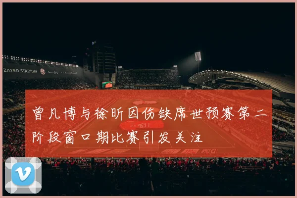 曾凡博与徐昕因伤缺席世预赛第二阶段窗口期比赛引发关注